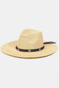 Fame Belt Strap Straw Hat