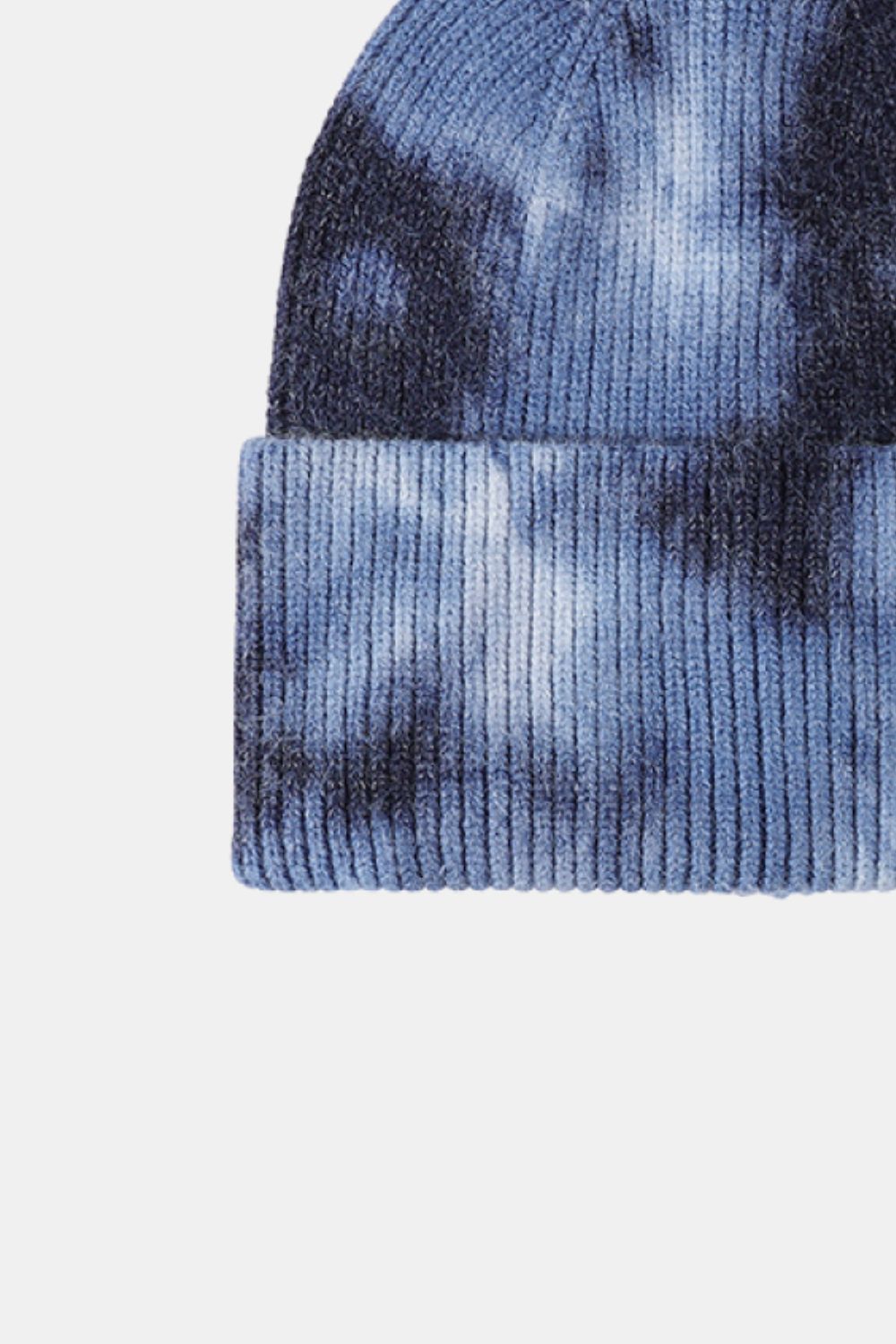 Trendy Tie-Dye Cuffed Beanie Hat