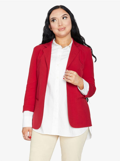 Edge To Edge Blazer Jackets & Coats LoveAdora