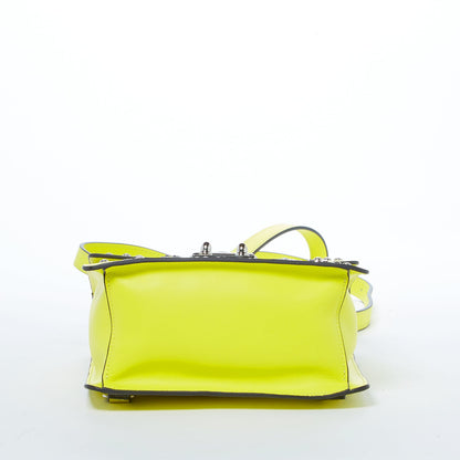 The Hollywood Backpack Purse Leather Yellow