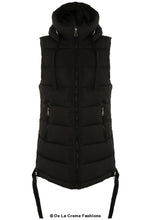 Load image into Gallery viewer, Hooded Puffer Gilet With Webbing Detail (JL2017)