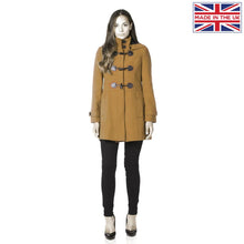 Load image into Gallery viewer, Hooded Toggle Fastened Slim Fit Coat Jackets &amp; Coats LoveAdora