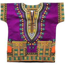 Load image into Gallery viewer, Kid&#39;s Dashiki Shirt  (Little Purple)