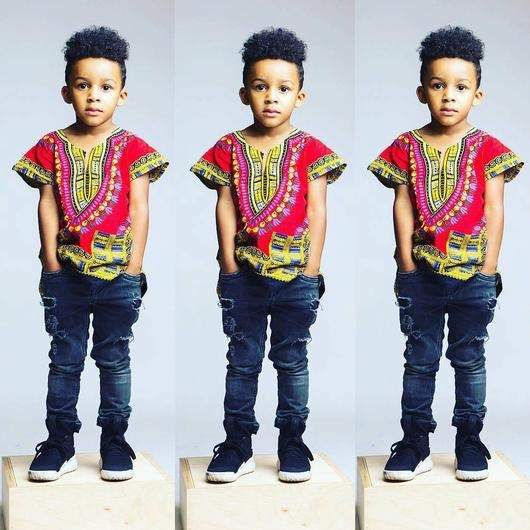 Kids' Dashiki Shirt / African children Clothing