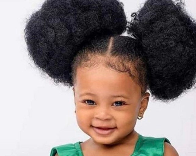 Afro bun wig