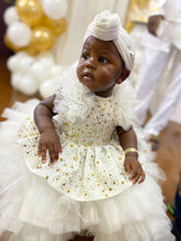 Load image into Gallery viewer, Ife Yellow Dress - Party Wear Yellow Gowns for Baby Girls Online