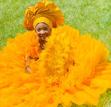 Load image into Gallery viewer, Ife Yellow Dress - Party Wear Yellow Gowns for Baby Girls Online