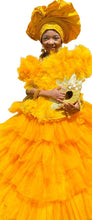 Load image into Gallery viewer, Ife Yellow Dress - Party Wear Yellow Gowns for Baby Girls Online