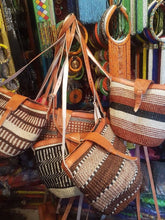Load image into Gallery viewer, Kikuyu traditonal handwoven African Crossbody Bag Shopping Tote