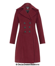 Load image into Gallery viewer, Kirsty Slim Fit A-Line Coat Jackets &amp; Coats LoveAdora