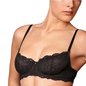 Lace Demi Cup Bra in Black by Montelle Intimates Flirt