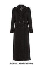 Load image into Gallery viewer, Wool Blend Double Breasted Long Coat