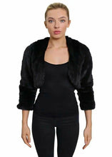 Load image into Gallery viewer, Open Front Faux Fur Bolero