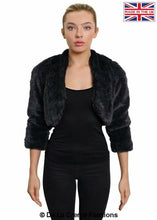 Load image into Gallery viewer, Open Front Faux Fur Bolero