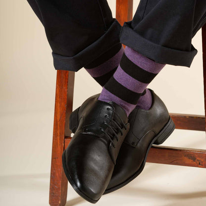 Equilibrium Organic Men's Socks - Purple