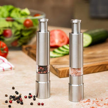 Load image into Gallery viewer, Premium Stainless Steel Salt and Pepper Spice Grinder Kitchen LoveAdora