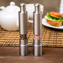 Load image into Gallery viewer, Premium Stainless Steel Salt and Pepper Spice Grinder Kitchen LoveAdora