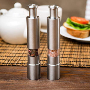 Premium Stainless Steel Salt and Pepper Spice Grinder Kitchen LoveAdora