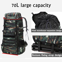 Load image into Gallery viewer, Waterproof Outdoor Camping 70L Military Backpack Camping LoveAdora