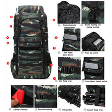 Load image into Gallery viewer, Waterproof Outdoor Camping 70L Military Backpack Camping LoveAdora