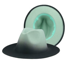 Load image into Gallery viewer, Gradient Color Felt Fedora Hat