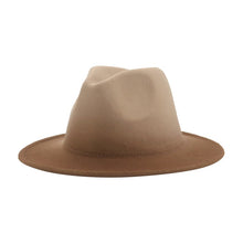 Load image into Gallery viewer, Gradient Color Felt Fedora Hat