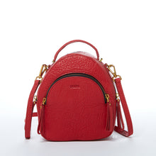 Load image into Gallery viewer, Amanda Red Convertible Backpack Purse