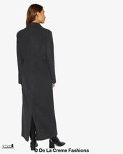 Load image into Gallery viewer, Slim Fit Wool Blend Longline Maxi Coat