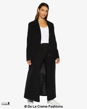 Load image into Gallery viewer, Slim Fit Wool Blend Longline Maxi Coat