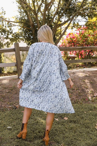 Spring Blossom Floral Kimono