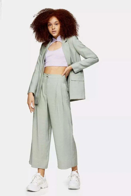 Topshop Womens Single Breasted Blazer & Trouser 2 Piece Suit Jackets & Coats LoveAdora