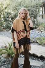 Load image into Gallery viewer, Western Luxe Fringed Ruana