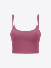 Load image into Gallery viewer, Feel Like Skin Scoop Neck Sports Cami Activewear LoveAdora