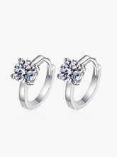 Load image into Gallery viewer, Moissanite Huggie Earrings Earrings LoveAdora