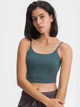 Load image into Gallery viewer, Feel Like Skin Scoop Neck Sports Cami Activewear LoveAdora