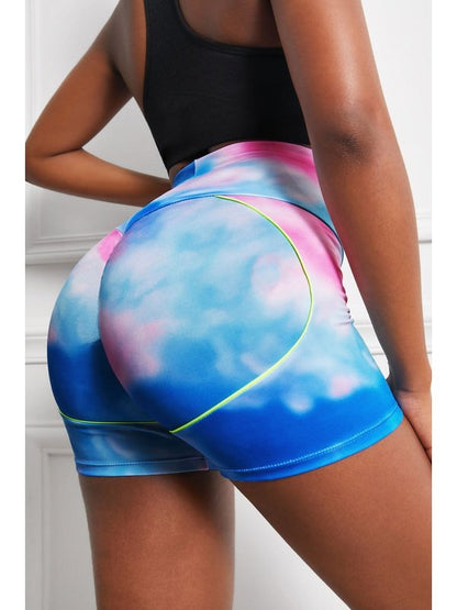 Wide Waistband High Waist Yoga Shorts Activewear LoveAdora