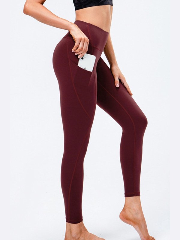 High Waist Fleece Lined Yoga Leggings Activewear LoveAdora