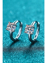 Load image into Gallery viewer, Moissanite Huggie Earrings Earrings LoveAdora