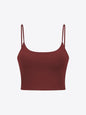 Feel Like Skin Scoop Neck Sports Cami Activewear LoveAdora