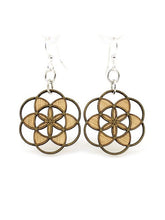 Load image into Gallery viewer, Seed of Life Blossoms #155 Earrings LoveAdora