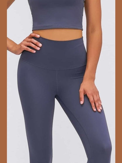 Feel Like Skin Elastic Waistband Yoga Leggings Activewear LoveAdora