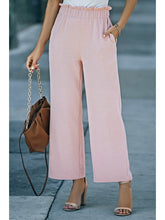 Load image into Gallery viewer, Paperbag Wide Leg Pants with Pockets Pants LoveAdora