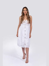 Load image into Gallery viewer, Everly Dress - White Women&#39;s Clothing LoveAdora