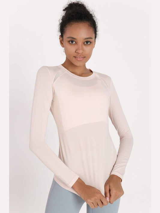 Quick-Dye Curved Hem Sports Top Activewear LoveAdora