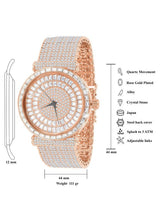 Load image into Gallery viewer, FOXY CZ ICED OUT WATCH | 5110345 Watches LoveAdora