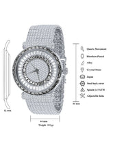 Load image into Gallery viewer, FOXY CZ ICED OUT WATCH | 5110347 Watches LoveAdora