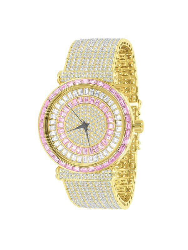 FOXY CZ ICED OUT WATCH | 5113450 Watches LoveAdora