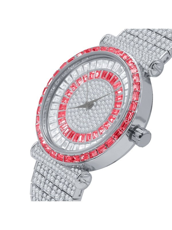FOXY CZ ICED OUT WATCH | 5110346 Watches LoveAdora