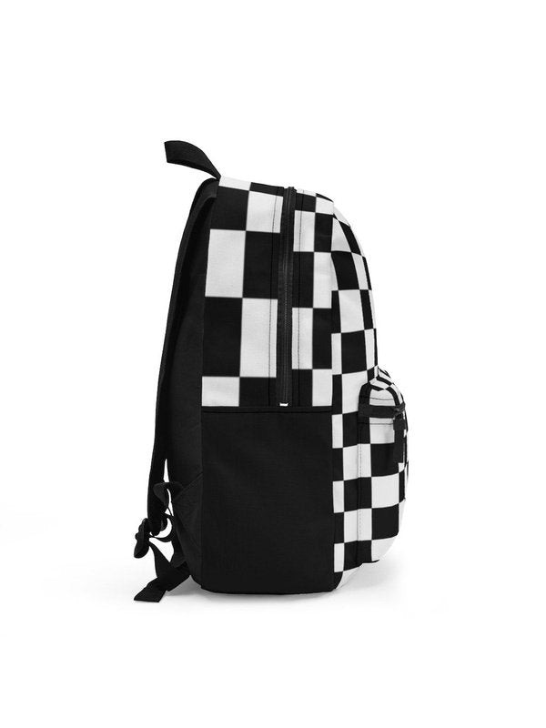 Uniquely You Backpack - Checker Black and White School/Work Travel Backpack LoveAdora