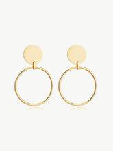 Load image into Gallery viewer, Gold-Plated Stainless Steel Drop Earrings Earrings LoveAdora